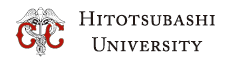 Hitotsubashi University Top Page